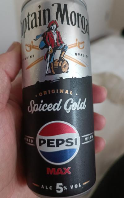 Captain Morgan Original Spiced Gold and Pepsi Max Premix 5.0%, Diageo Americas, United States