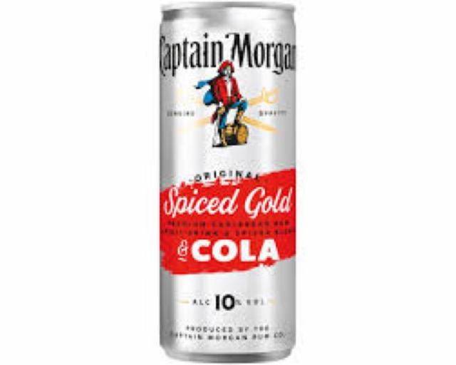 Captain Morgan Spiced Gold & Cola 5.0%, Doi S.P.A., Italy