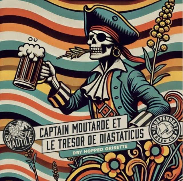 Captain Moutarde Et Le Trésor De Diastaticus 4.0%, Brasserie Nautile, France