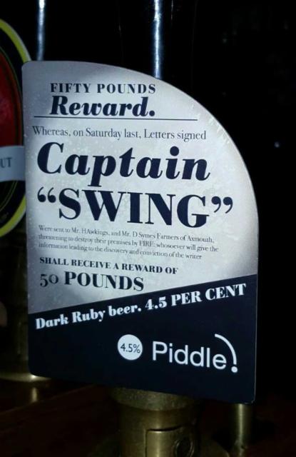 Captain "Swing" 4.5%, Piddle Brewery, England