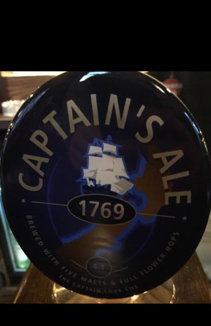 Captain's Ale 1769 4.1%, The Captain Cook Brewery, England