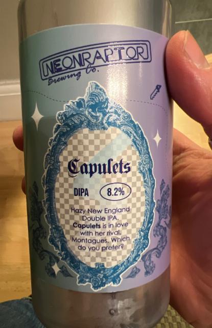 Capulets 8.2%, Neon Raptor Brewing Co., England