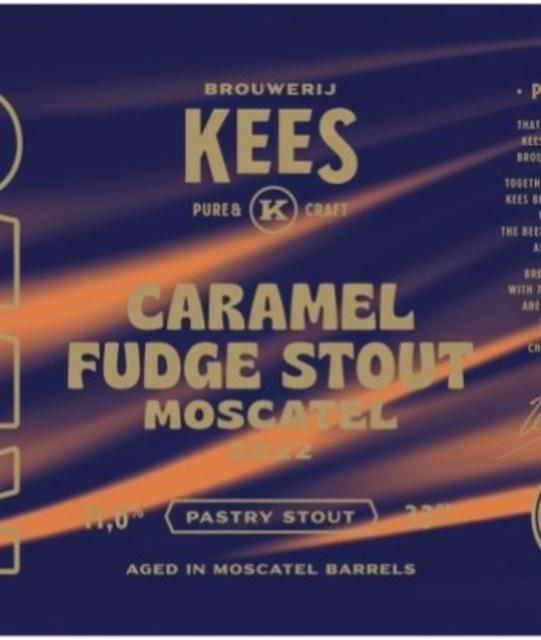 Caramel Fudge Stout Moscatel 2022 11.6%, Brouwerij Kees, Netherlands