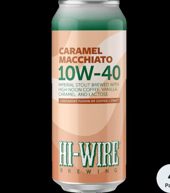 Caramel Macchiato 10W-40 8.0%, Hi-Wire Brewing, United States