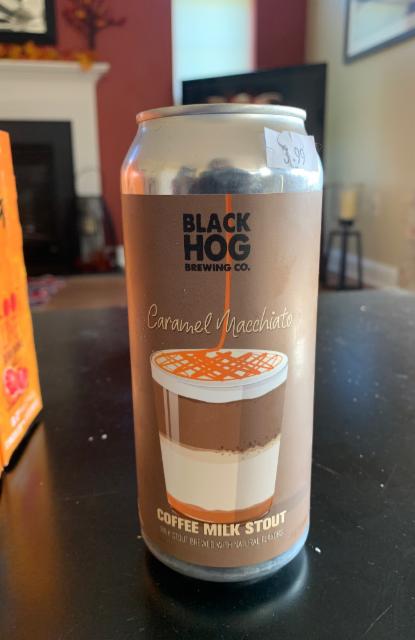 Caramel Macchiato 5.5%, Black Hog Brewing, United States