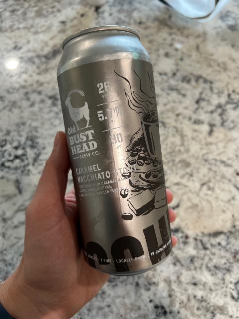 Caramel Macchiato Stout 5.7%, Old Bust Head Brewing Company, United States