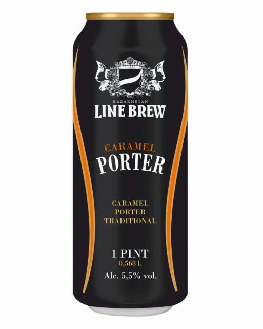 Caramel Porter 5.5%, Line Brew Bottlers, Kazakhstan