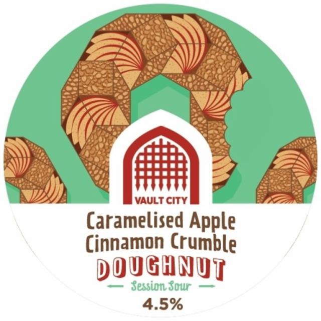 Caramelised Apple Cinnamon Crumble Doughnut 4.5%, Vault City Brewing, Scotland
