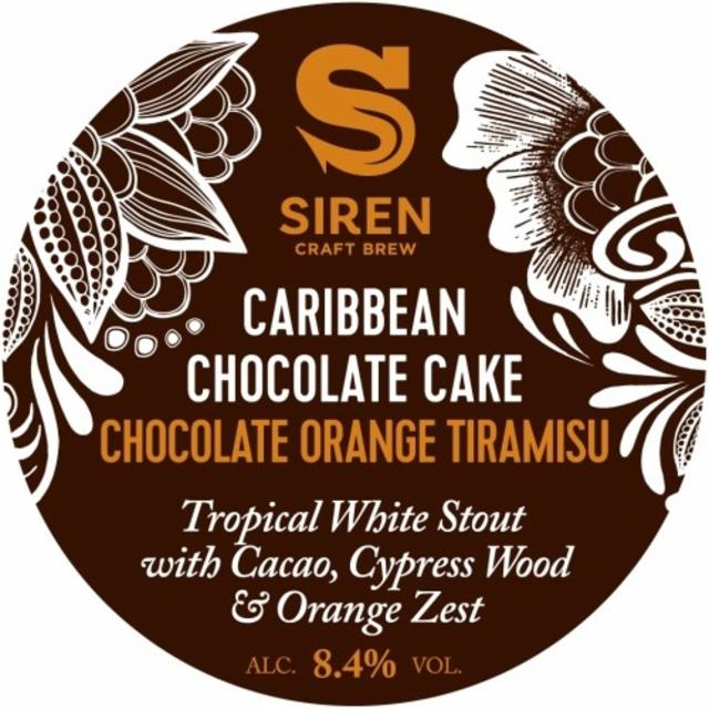 Caribbean Chocolate Cake - Chocolate Orange Tiramisu 8.4%, Siren Craft Brew, England