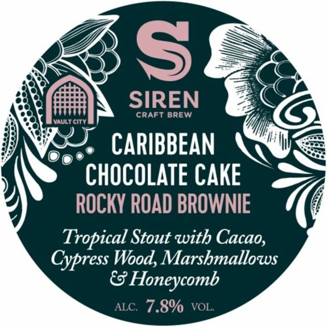 Caribbean Chocolate Cake - Rocky Road Brownie 7.0%, Siren Craft Brew, England