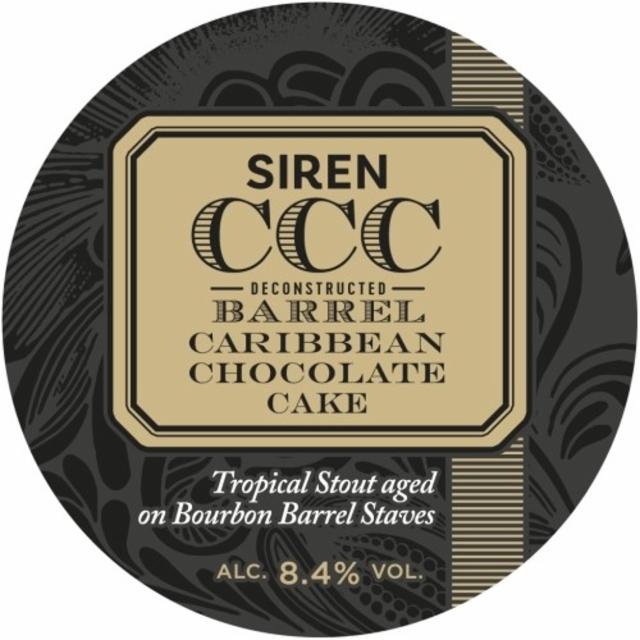 Caribbean Chocolate Cake Deconstructed Barrel 8.4%, Siren Craft Brew, England