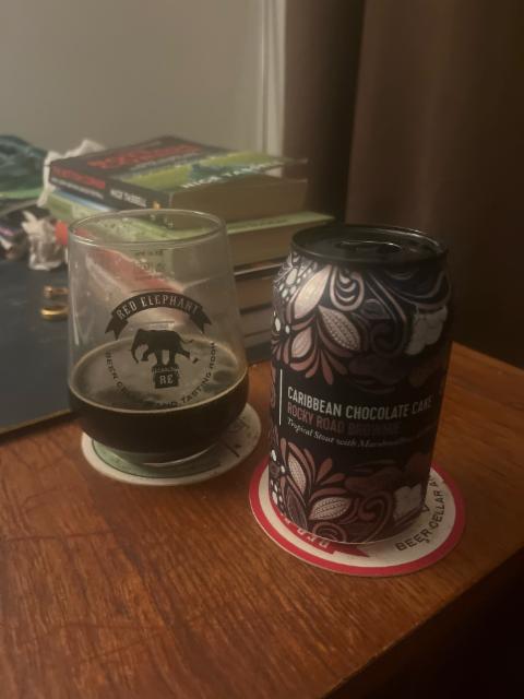Caribbean chocolate cake, Rocky Road Brownie, Siren Craft Brew