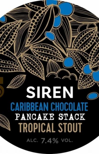 Caribbean White Chocolate Pancake Stack 7.4%, Siren Craft Brew, England