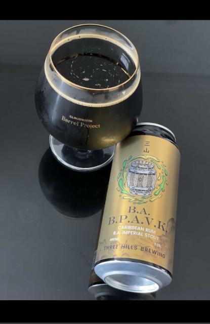 BA BPAVK - Caribbean Rum 11.0%, Three Hills Brewing, England