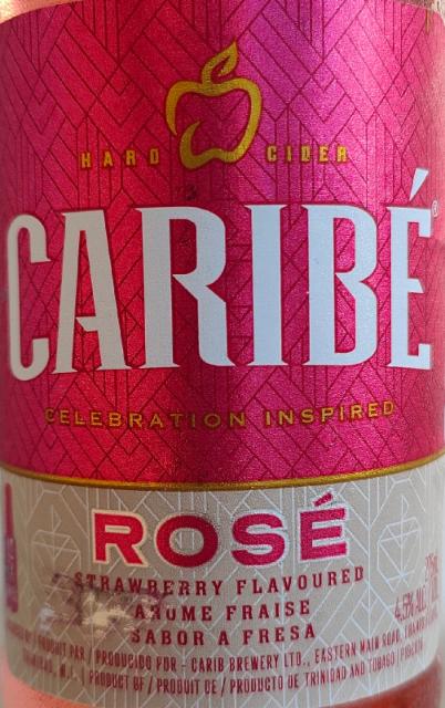 Caribé Strawberry Rosé 4.5%, Carib Brewery, Trinidad and Tobago