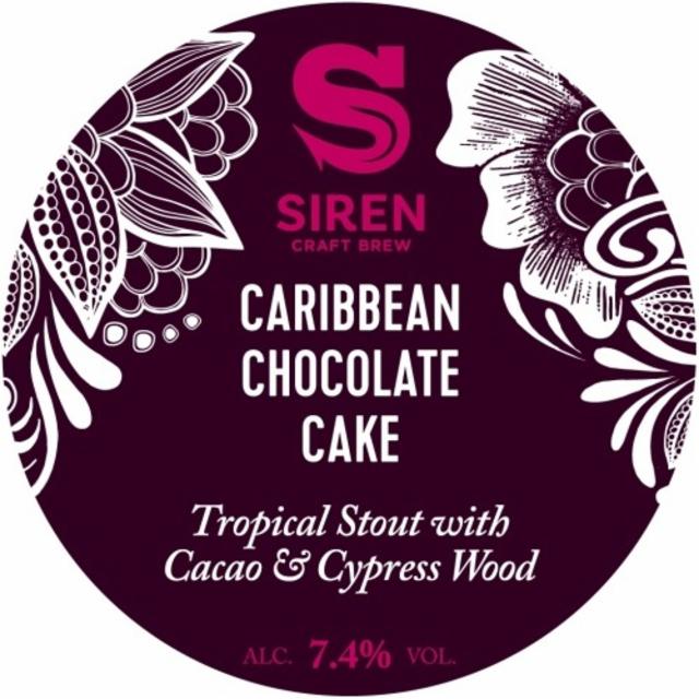 Caribean Chocolate Cake 2024 7.4%, Siren Craft Brew, England