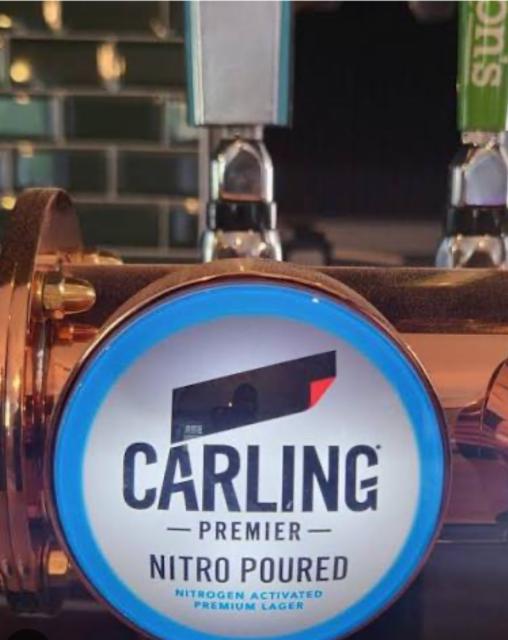 Carling Premium Nitro Poured 4.7%, Molson Coors UK (MolsonCoors), England
