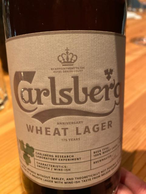 Carlsberg wheat lager 6.0%, Carlsberg Group, Denmark