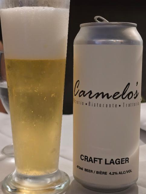 Carmelo's Craft Lager 4.2%, North Point Brewing Company, Canada