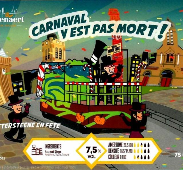 Carnaval Y Est Pas Mort ! Outtersteene En Fête 7.5%, Brasserie Bellenaert, France