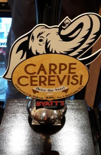 Carpe Cerevisi 5.5%, Byatt's Brewery, England