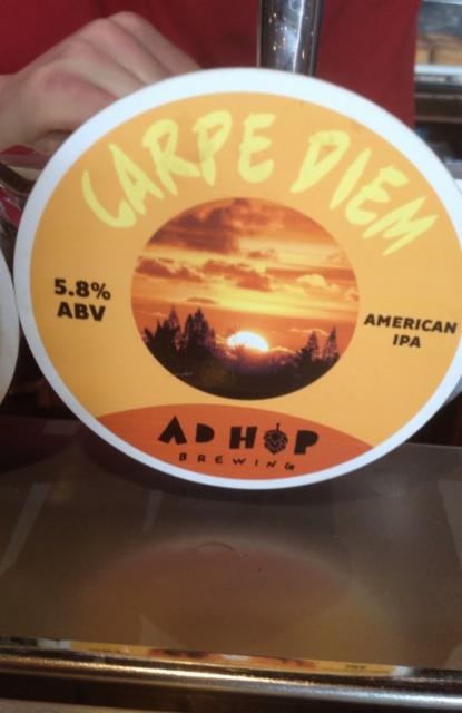 Carpe Diem 5.8%, Ad Hop Brewing Ltd, England