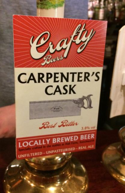 Carpenter's Cask 3.8%, Crafty Beers, England