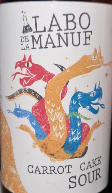 Carrot Cake Sour 7.3%, La Manufacture De Bières, France
