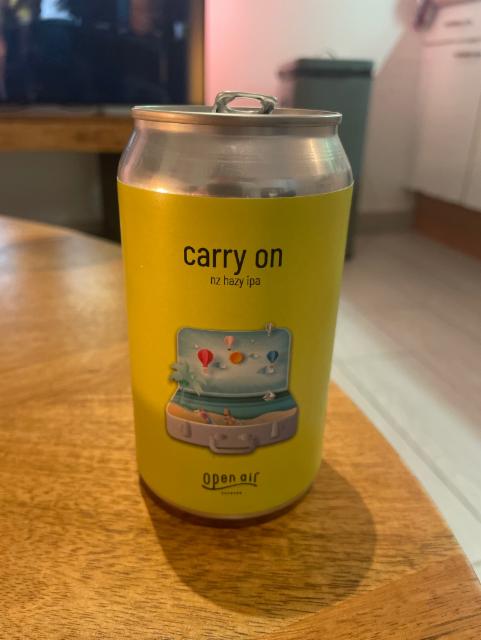 Carry on, open air brewing