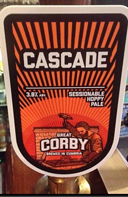 Great Corby Cascade 3.8%, Great Corby Brewhouse, England
