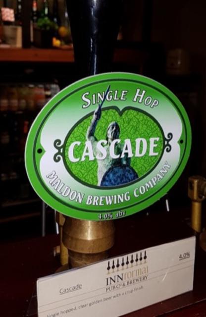 Cascade Single Hop 4.0%, Maldon Brewing Company, England