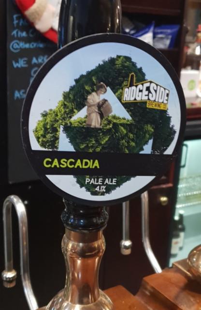 Cascadia 4.1%, Ridgeside Brewery, England