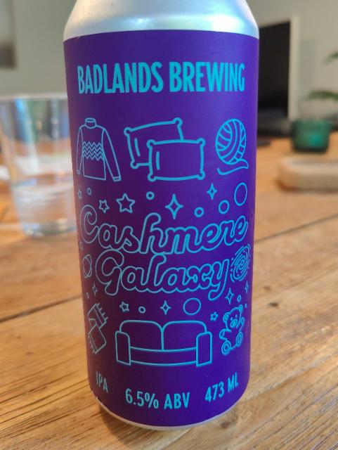 Cashmere Galaxy 6.5%, Badlands Brewing Company, Canada