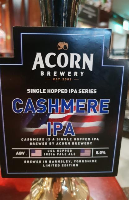 Cashmere IPA 5.0%, Acorn Brewery, England