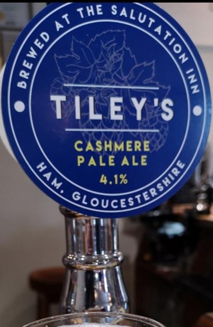 Cashmere Pale Ale 4.1%, Tiley's (The Salutation Inn), England