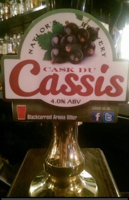 Cask Du Cassis 4.0%, Naylor's Brewery, England