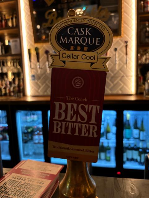 Cask Marquee Best Bitter 4.0%, The Coach House Brewing Co, England