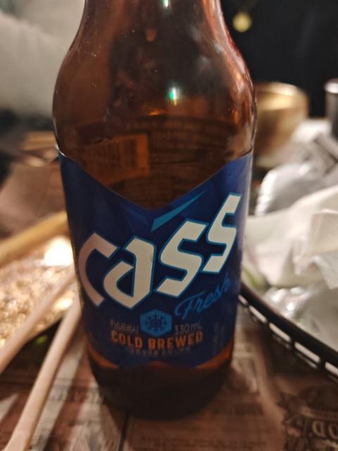 Cass Fresh Cold brewed 4.5%, Oriental Brewery (AB-InBev), South Korea