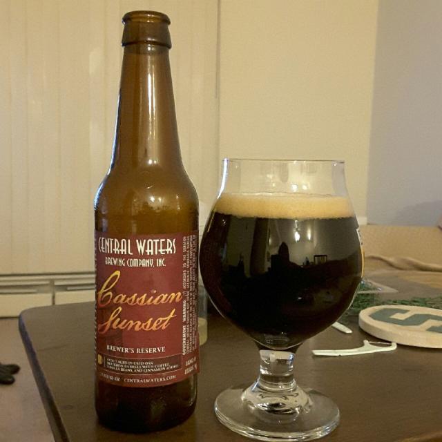 Brewer's Reserve Cassian Sunset (2018) 11.8%, Central Waters Brewing Company, United States