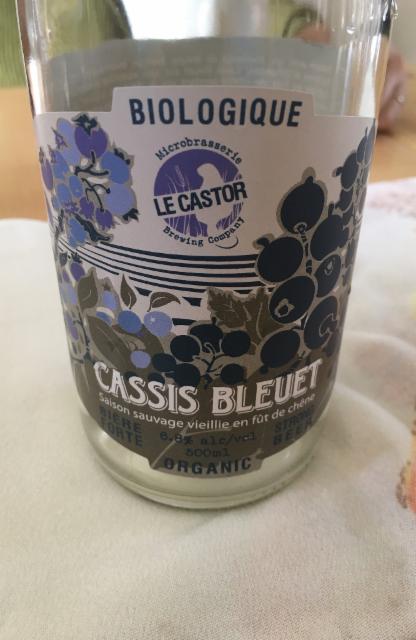 Cassis bleuet 6.8%, Microbrasserie Le Castor, Canada