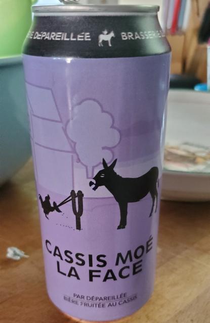 cassis moé la face 5.0%, Brasserie Dépareillée, Canada