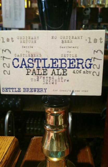 Castleberg Pale Ale 4.0%, Settle Brewery, England