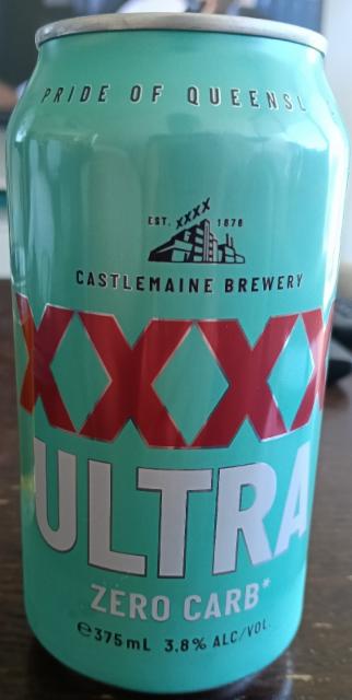 Castlemaine XXXX Ultra 3.8%, XXXX Brewery, Brisbane, Australia