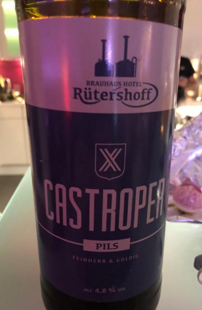 Castroper Pils 4.8%, Brauhaus Rütershoff, Germany