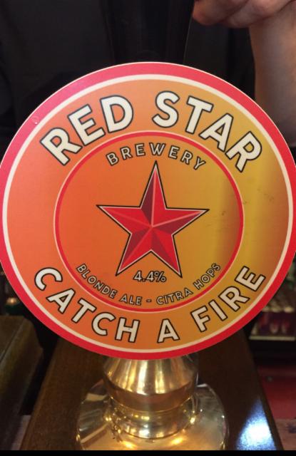 Catch A Fire 4.4%, Red Star Brewery (Formby) Ltd, England