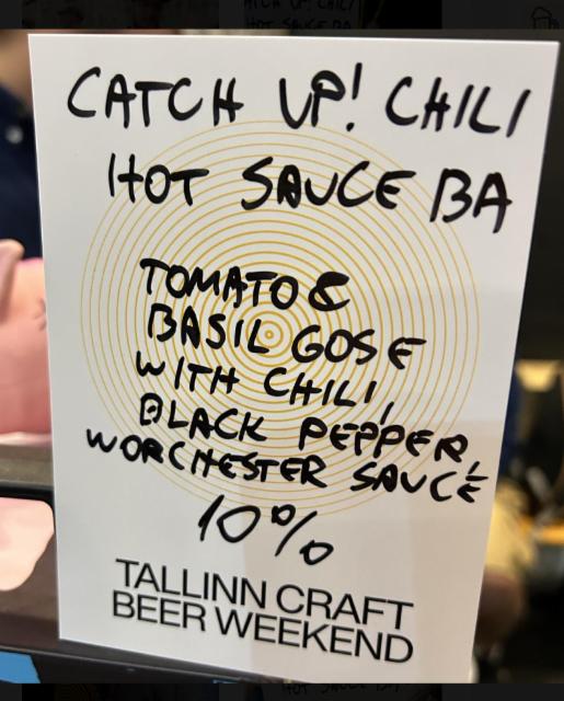 Catch Up Chili! Hot Sauce BA 10.0%, Anderson's Craft Beer, Estonia