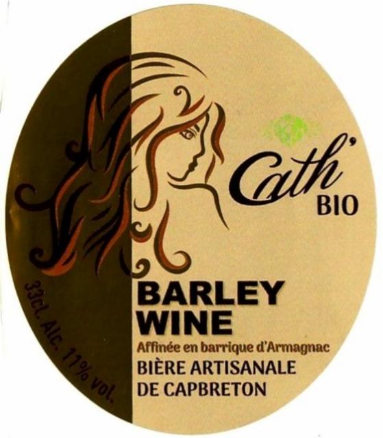Cath' Barley Wine 11.0%, Brasserie Cath', France