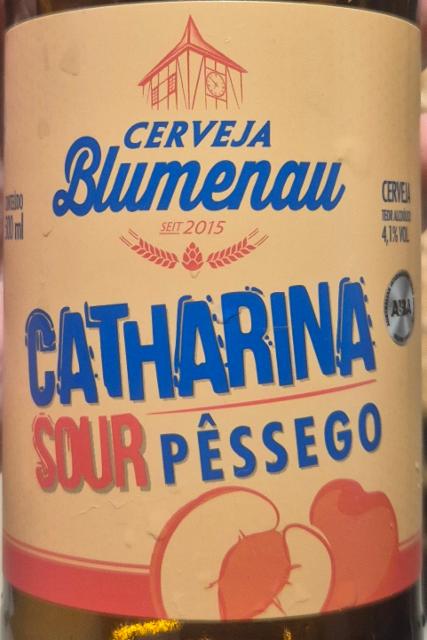 Catharina Sour Pêssego 4.1%, Cervejaria Blumenau, Brazil