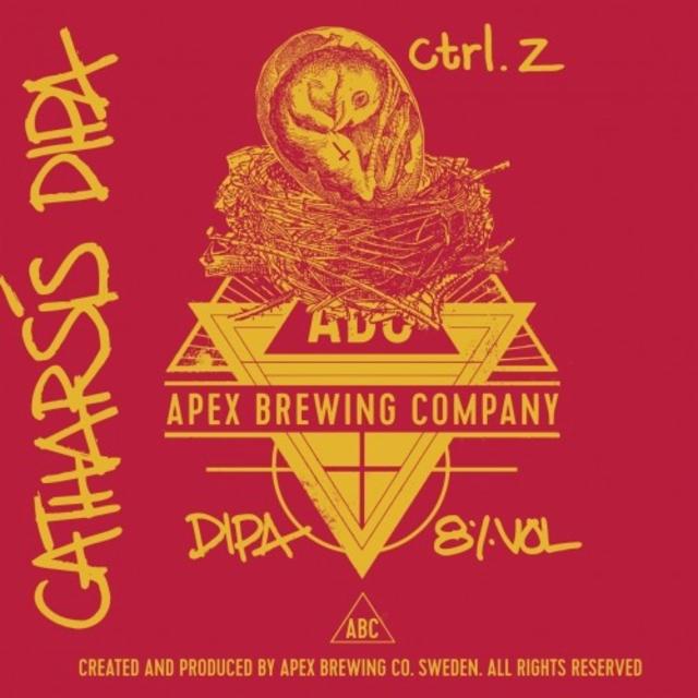 Catharsis DIPA 8.0%, Apex Brewing Company, Sweden