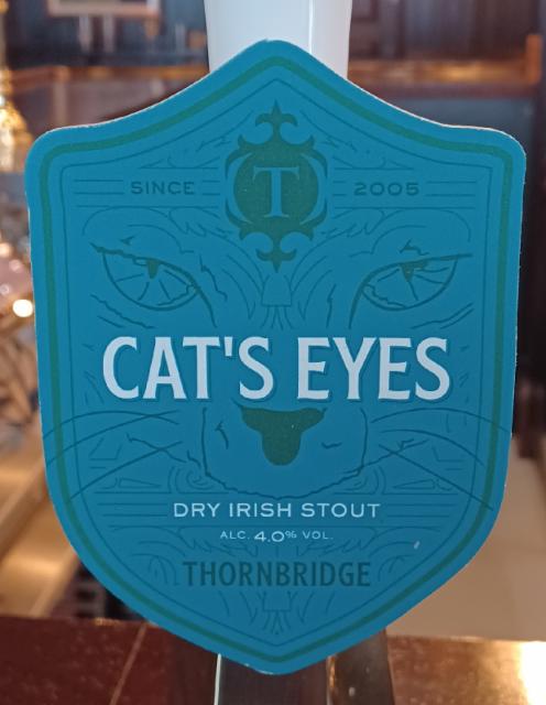 Cat's Eyes 4.0%, Thornbridge Brewery, England